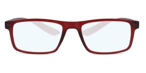 Blaulichtfilter-Lesebrille Montana MNR3C in Rot - mit Federscharnier und Nackenhalter aus hochwertigem Kunststoff