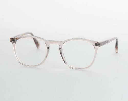 Stylische Brillenfassung aus Kunststoff von STEVE Mc QUEEN in Tansparent - Beige