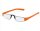 Stilvolle Porsche Design P8801 Lesebrille aus hochwertigem Edelstahl in zeitloser Form Grau- Orange + 1,50 dpt