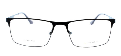 Elegante Brillenfassung Point P4268 001 in Schwarz - Pistole für Herren