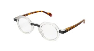 Leichte Design-Lesebrille Yessi mit transparenter Front...
