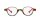 Stilvolle Look-Over-Lesebrille Bridge Panto Rainbow im Multicolor-Design