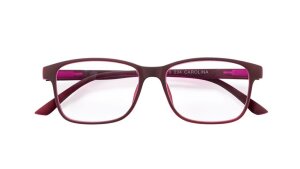 Moderne Fertiglesebrille + Etui CAROLINA in Beere/Pink...