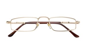 Traditionelle goldene Lesebrille /-hilfe SPENCER mit...