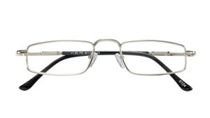 Zeitlose silberne Lesebrille /-hilfe SPENCER mit...