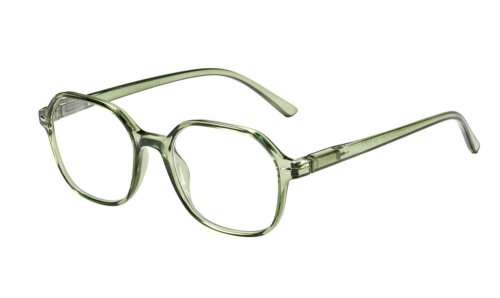 Moderne Lesebrille SOFIA mit Federscharnier und Einstecketui in Grün