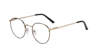 Vintage Lesebrille BEVERLY - Runde Metall-Fassung in...