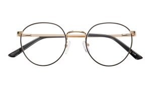 Vintage Lesebrille BEVERLY - Runde Metall-Fassung in...