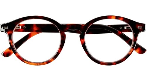 Zeitlose Lesebrille Bluebreaker Fashion mit Blaulichtfilter und Federscharnier aus 100% Recyceltem Kunststoff in Havanna