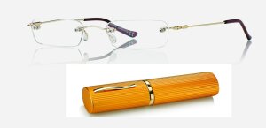 Schöne randlose Lesebrille "POCKET" in...