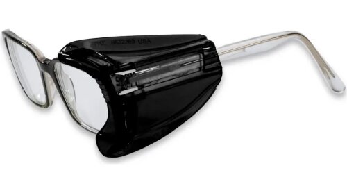 Seitenschutz universal aus flexiblen medizinischem Polymer in Schwarz