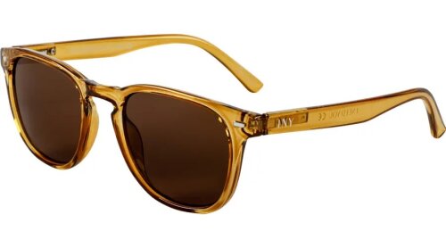 Schöne Sonnenbrille MAUI in Gold-Grünaus recyceltem Kunststoff inkl. Zubehör