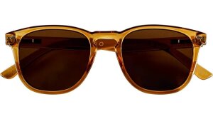 Schöne Sonnenbrille MAUI in Gold-Grünaus...