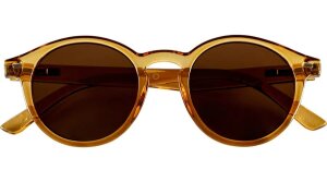 Schöne Sonnenbrille TAHITI in Gold-Grün aus...