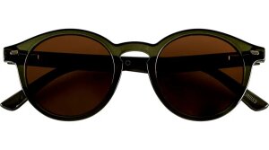 Schöne Sonnenbrille TAHITI in Dunkelgrün aus...