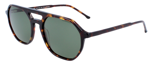Moderne Acetat-Sonnenbrille S066454 in Schildpatt - Design mit polarisierenden Gläsern