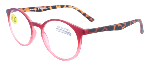 Lysekil Premium Lesebrille in Rot – Hochwertig, stilvoll & photochromatisch