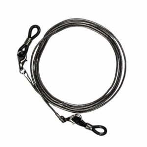 Schöne Brillenkette aus Messing mit Silikonschlaufen...