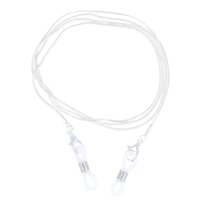 Zeitlose Brillenkette aus Messing mit Silikonschlaufen...