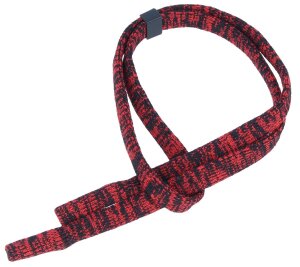 Elastisches Brillenband in Weinrot meliert mit Schieber...