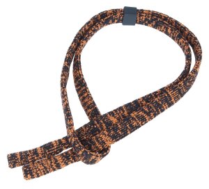 Elastisches Brillenband in Orange-Braun meliert mit...