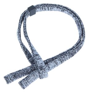 Elastisches Brillenband in Grau meliert mit Schieber und...