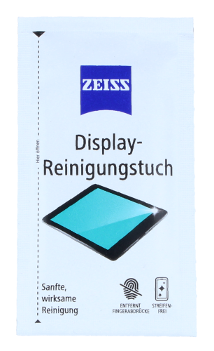 ZEISS DISPLAY Reinigungstücher - 10 Stk. - ALKOHOLFREI Ohne Verpackung