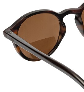Polarisierte Bifokal Lese-Sonnenbrille Panda Sun Gwen in elegantem Bambusbraun