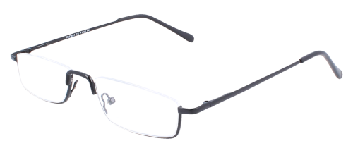 Gunnar Lesebrille mit Federscharnier für optimale Passform in Schwarz