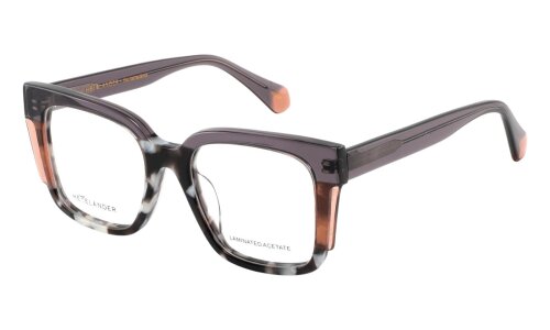 Heyelander OLLIE - Ausdrucksstarke Kunststoffbrille in Grau-Havanna aus Acetat