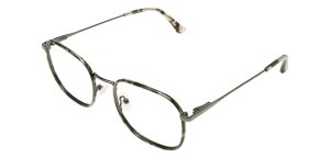 Heyelander HONOR - Moderne Metallbrille in Havanna-Gun...