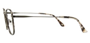 Heyelander HONOR - Moderne Metallbrille in Havanna-Gun – Leichte Vollrandfassung