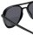 Polarisierte Bifokal Lese-Sonnenbrille Polar Pilot Crux in mattem Schwarz