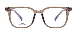 Heyelander - Moderne Kunststoffbrille in Braun Transparent