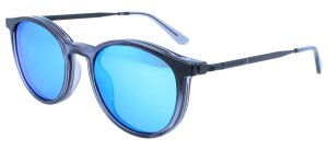 MONDOO 2-in-1 Brille mit Titanbügeln und Sonnenclip