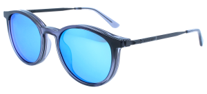 MONDOO 2-in-1 Brille mit Titanbügeln und Sonnenclip