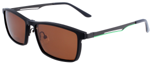 POINT Nylor Edelstahlbrille mit Night-Vision- und Sonnenclip