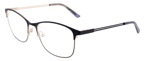 Metallbrille mit polarisiertem Sonnenclip