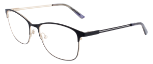 Metallbrille mit polarisiertem Sonnenclip