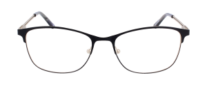 Metallbrille mit polarisiertem Sonnenclip