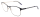 Metallbrille mit polarisiertem Sonnenclip