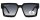 Extravagante Montana Eyewear Sonnenbrille MP175 aus Kunststoff in Schwarz Glänzend mit rauchigem Glas verlaufend