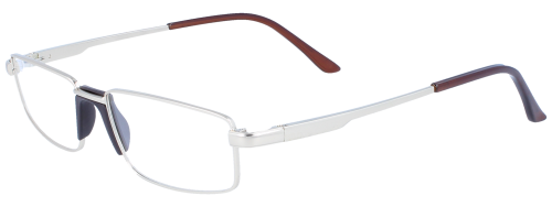 Moderne Lesebrille Enno mit flexiblem Federscharnier in Gold - Braun