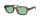 SUNRAY Sonnenbrille mit trendigem Kunststoffrahmen und hellgrünen Gläsern