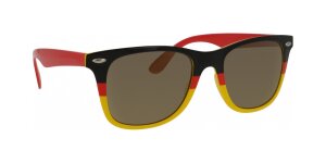 Tolle Kunststoff Fan - Sonnenbrille in Schwarz / Rot /...