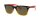 Tolle Kunststoff Fan - Sonnenbrille in Schwarz / Rot / Gold für EM & WM