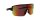 Schwarze Sonnenbrille / Sportbrille von SUNRAY  mit bunt - verspiegelten Gläsern