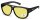 Montana Polarisierende Sonnenbrille / Überbrille in Schwarz mit gelber Tönung