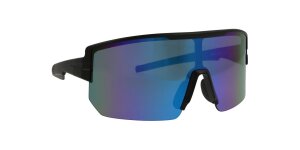 Schwarze Sonnenbrille / Sportbrille von SUNRAY  mit blau...