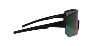 Schwarze Sonnenbrille / Sportbrille von SUNRAY  mit blau - verspiegelten Gläsern